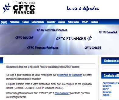 Fédération Ministérielle CFTC Finances